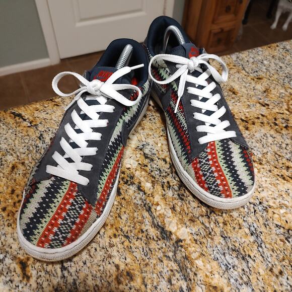 Nike Tennis Classic Ultra Christmas Sweater Sneakers Dark/Red Men's 10 807175-40 - Picture 3 of 12